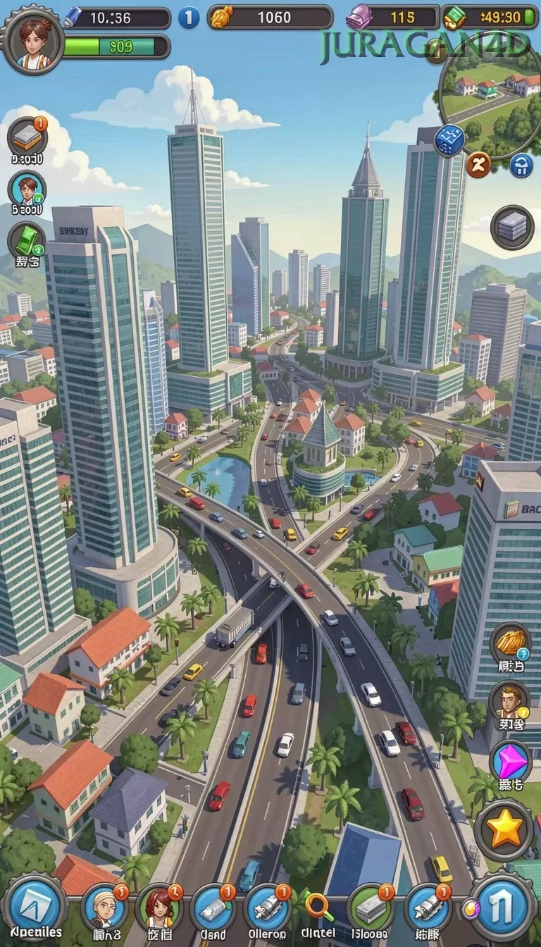 Galeri pratinjau visual juragan4d build APK resmi terbaru
